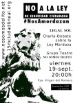 ACTO #CONTRA LA LEY MORDAZA, Legal Sol - NsD, 19S 20:00h Plaza Virgen del Romero